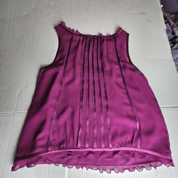Ann Taylor Tops - Ann Taylor Women Berry Feminine Silk Top Size 14